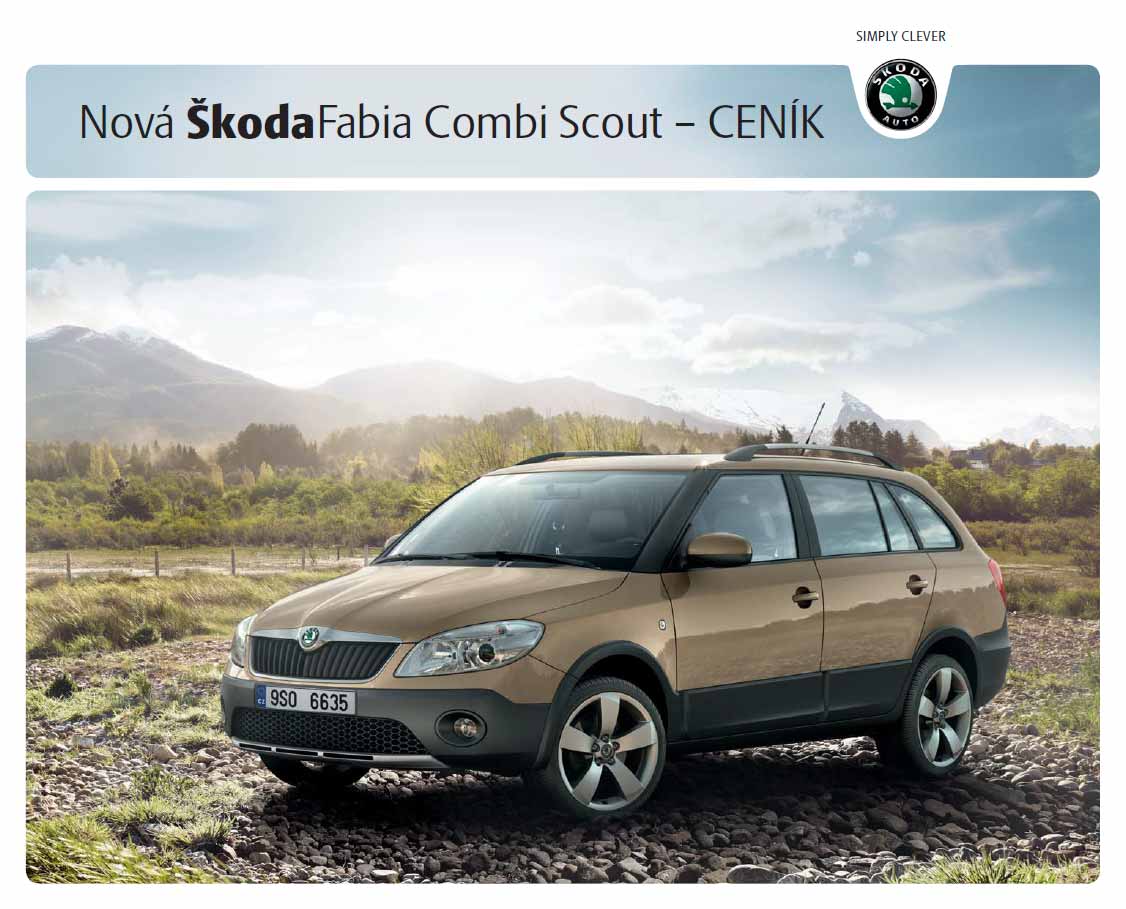Škoda Fabia Combi Scout ceník 03/2010