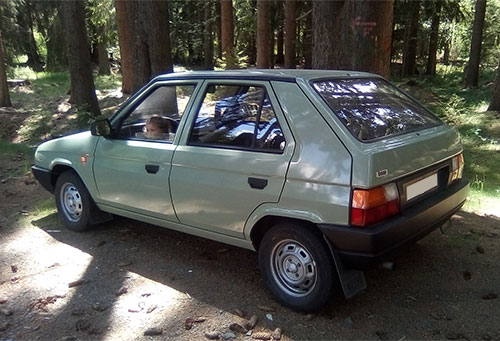 Naše Škoda Favorit 136 L - zkušenosti, 5. rok