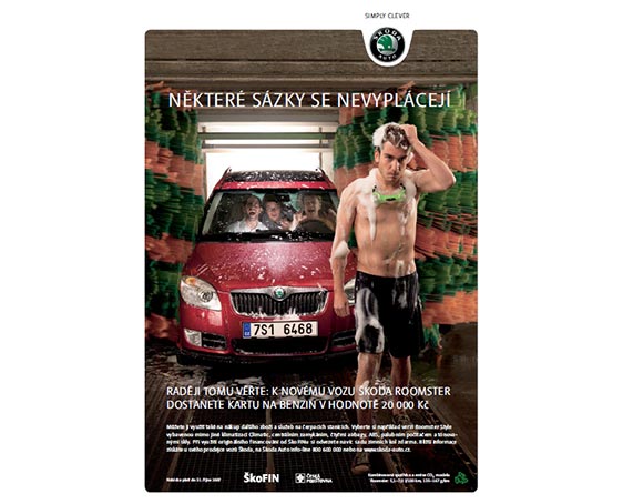 Leták Roomster - Některé sázky se nevyplácejí – varianta 3
