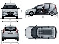 Škoda Praktik - rozměry