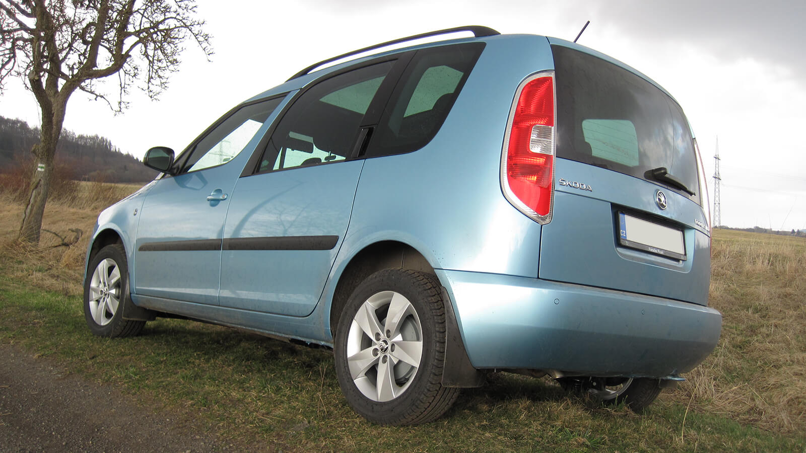 Škoda Roomster se zástěrkami