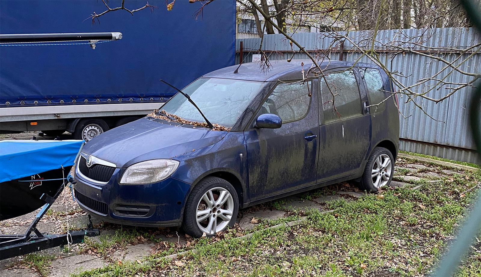 Předsériový Roomster v Praze