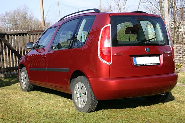 Škoda Roomster s koly 165/70 R14 Tucanus