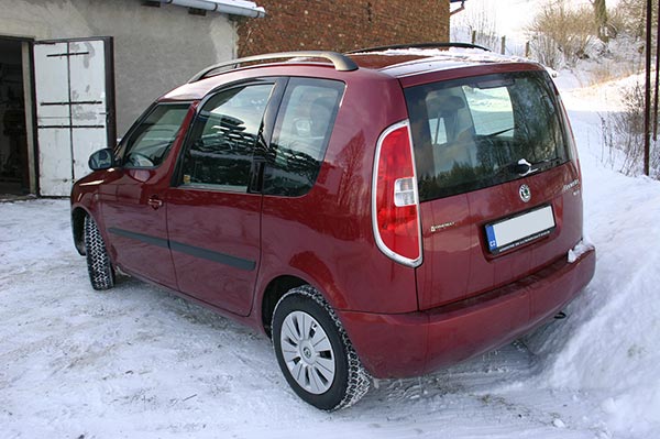Škoda Roomster s koly 165/70 R14 Tucanus