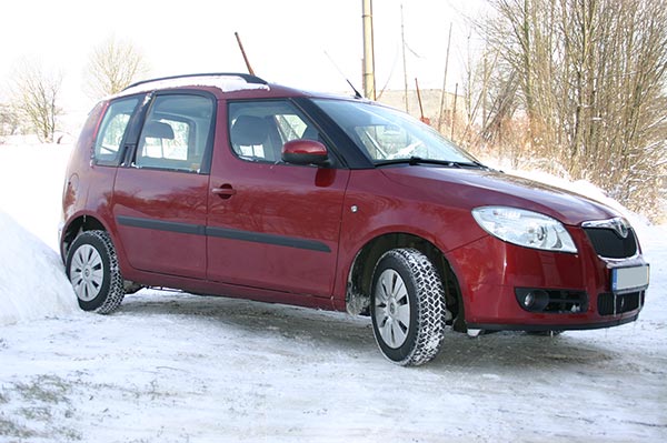 Škoda Roomster s koly 165/70 R14 Tucanus