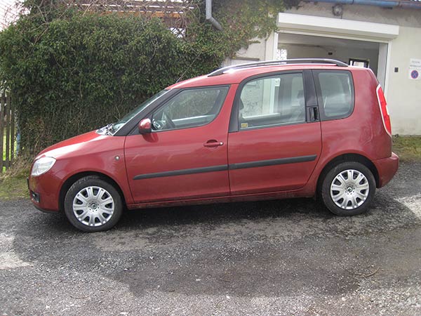 Škoda Roomster s kryty kol Gaspra