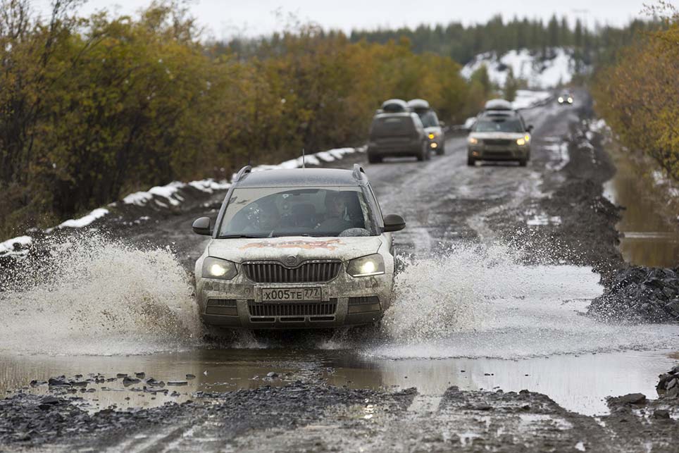 Škoda Yeti na expedici