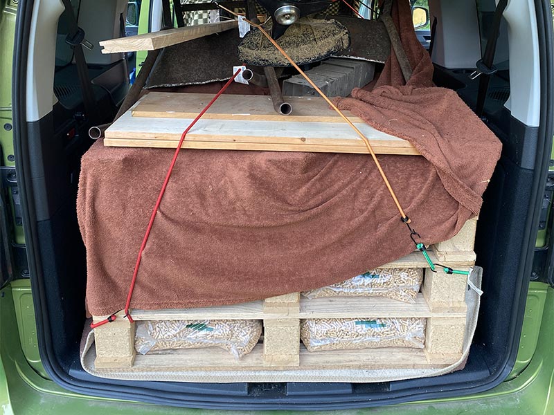 Plně naložené auto