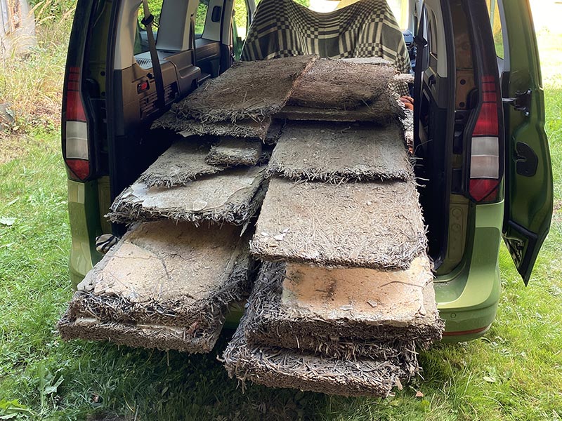 Plně naložené auto