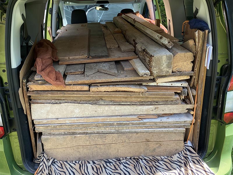 Plně naložené auto