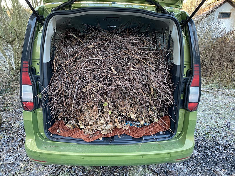 Plně naložené auto