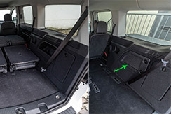 Zavazadlový prostor Caddy Maxi