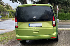 VW Caddy - záď