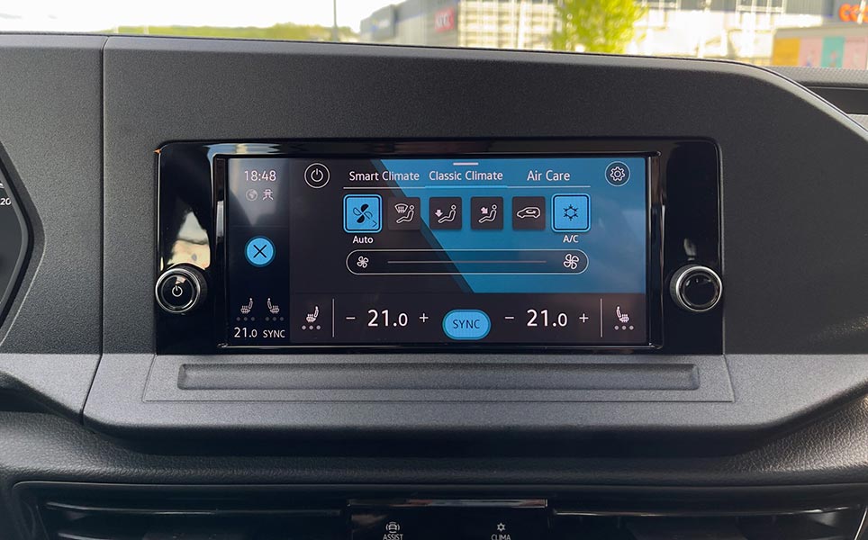 Infotainment s úhlopříčkou 8,25 palce ve Volkswagenu Caddy