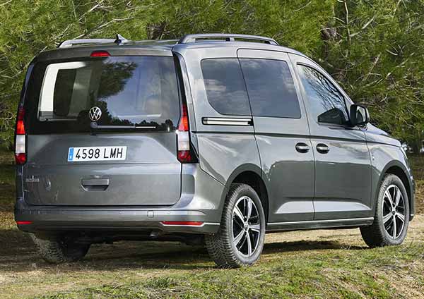 Zvýšený podvozek u VW Caddy 5. generace