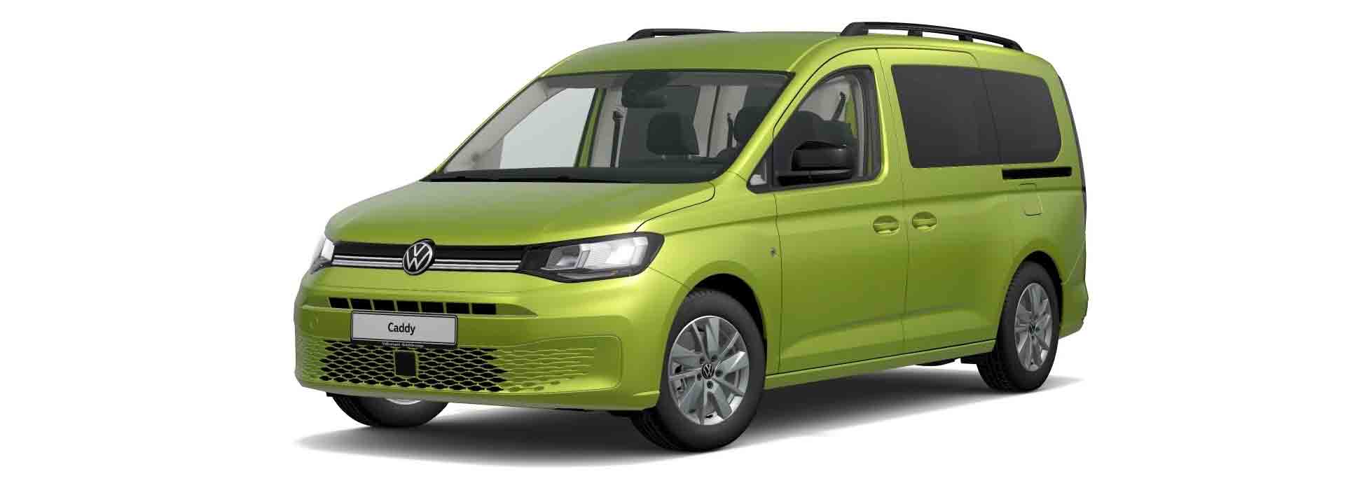VW Caddy Maxi Life 5 zelená Golden - předobok