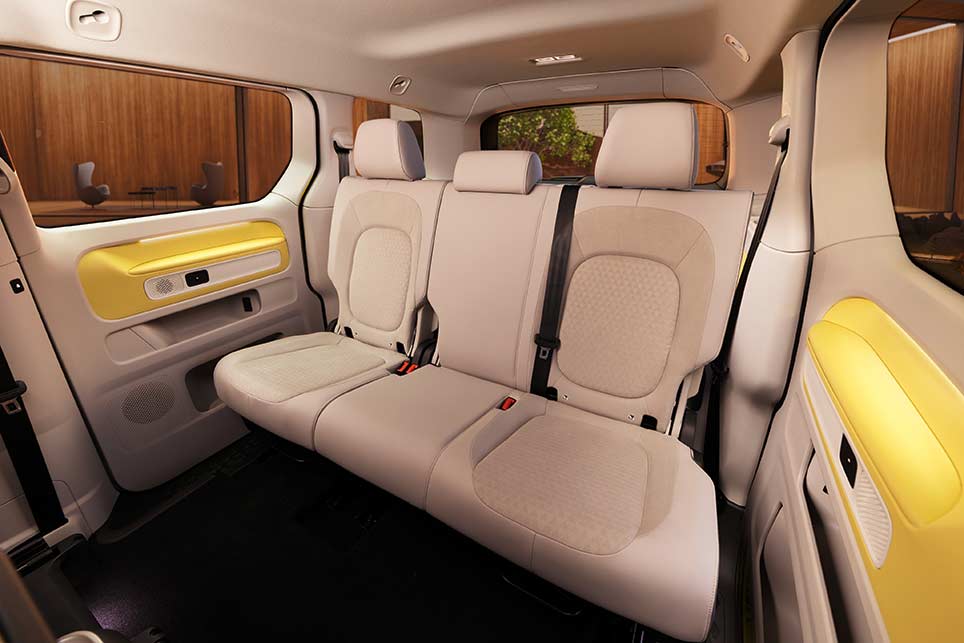 Volkswagen ID. Buzz - zadní sedadla