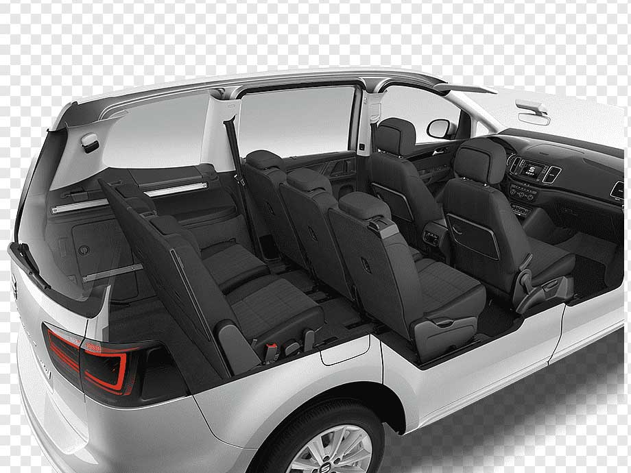 Průhledový obrázek Volkswagenu Sharan 2. generace