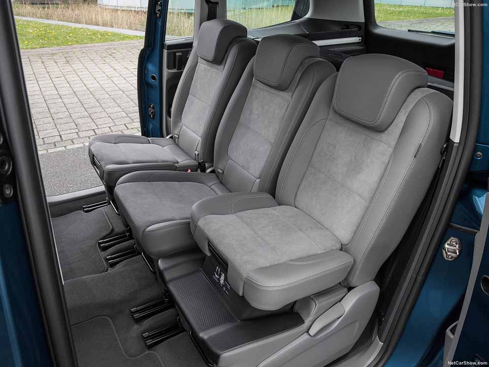Integrovaná autosedačka ve Volkswagenu Sharan 2. generace
