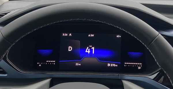 Volkswagen Digital Cockpit 8 palců