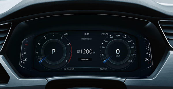 Volkswagen Digital Cockpit Pro 10,25 palců