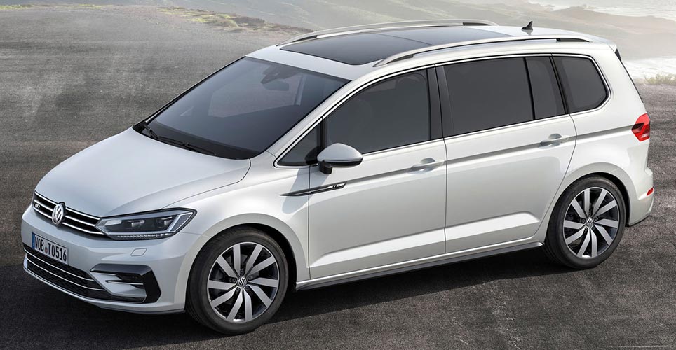 Volkswagen Touran s exteriérovým paketem R-Line