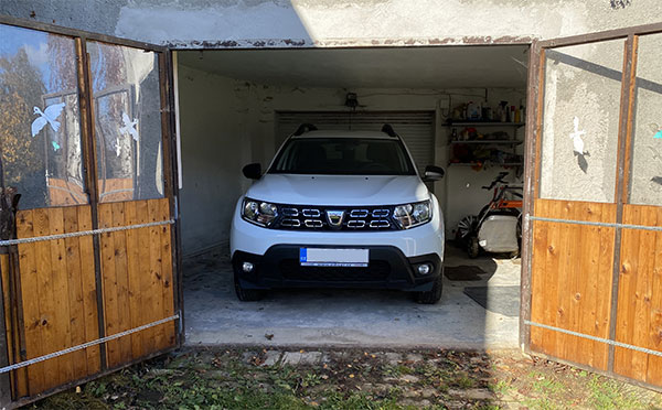 Co mohlo parkovat v garáži místo Dacie Duster?