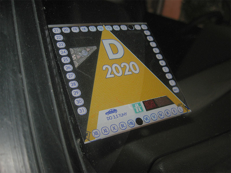 Výměna dálniční známky