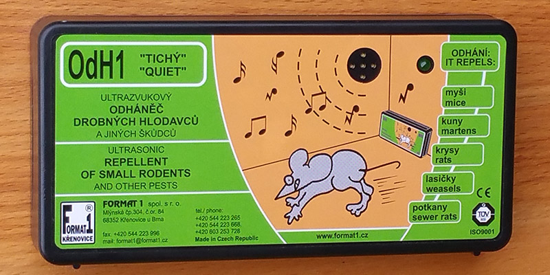Odpuzovač hlodavců OdH1 od Format 1
